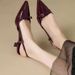 French-style Pointed-toe Patent Leather Closed-toe For Women, 2024 New Model, Fairy-style Retro Versatile Stiletto_vogvips.com