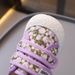 Kids Velcro Shoes For Baby Boys And Girls College Style School Shoes_vogvips.com