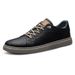 Two-layer Cowhide Men's Shoes Men's Sot-soled Leather Casual Leather Shoes Board Shoes Men's One-pedal Large Size Breathable_vogvips.com
