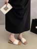 Cross-border Flat Sandals With Pleated Soft Leather, Women's Summer Outdoor Casual Vacation Style, Beautiful And_vogvips.com