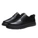 Euro Step New Summer Breathable Business Casual Brogue Carved Korean Style British Men's Leather Shoes_vogvips.com