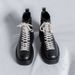 European Warm Series 2025 Autumn New Trend High-top Large Round Toe Workwear Mid-thick Sole Martin Boots 86251-F_vogvips.com