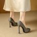 Sexy Platform Pointed-toe Stiletto Ultra-high Heels For Women, 2026 Spring New Model, Comfortable Slip-on Shallow Single Shoes_vogvips.com