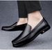 Large Size Multi-color Casual Loafers Men's Casual Little White Shoes Lazy Doudou Shoes_vogvips.com