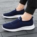 2025 Set Of Flying Woven Sports For Men, Lightweight Plus Size, One Foot Casual Men's Shoes, Breathable Running Shoes_vogvips.com