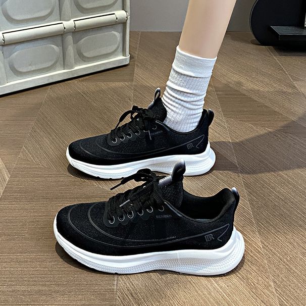 Wear Resistant Running For Women, Spring/Summer 2025 New Air Cushion Shock-Absorbing Breathable Casual Shoes,_vogvips.com
