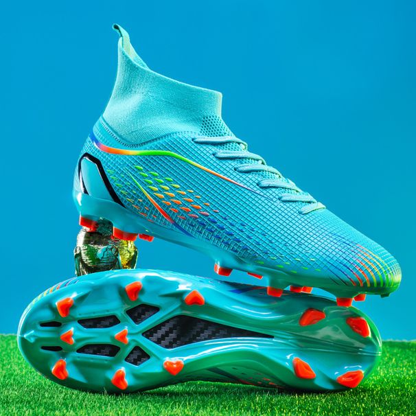 High Top Football For Men And Women, Broken Sneakers, Long Nail Anti Slip Adult Grass Professional Training Shoes_vogvips.com