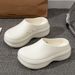 Women' Slipper Minimalit Non Slip Platform 5CM Thick Chef Shoe Men Indoor Outdoor Beach Garden Fahion Couple_vogvips.com