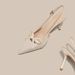 Butterfly Knot High Heels Women Thin Heel 2025 Spring Summer New Style Closed Satin Party Elegant Sandals Pointed Toe_vogvips.com
