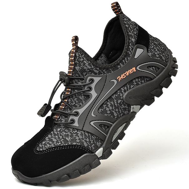 Men's Outdoor Climbing And Mountaineering Shoes, Fly Woven Breathable Hiking Shoes, Casual Sports Shoes_vogvips.com