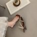 Vintage Summer Narrow Band Women Slippers Fashion Open Toe Wedges Heel Slide Ladies Casual Slip On Daily Wear Dress Sandalias_vogvips.com