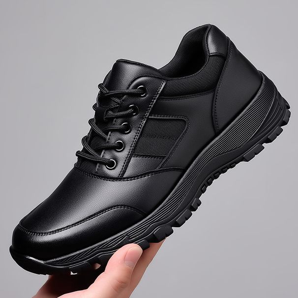 New Platform Cow Leather Casual Sneakers For Men Designer Autumn Winter Cotton Black Outdoor Men's Sports Shoes Zapatos Hombre_vogvips.com