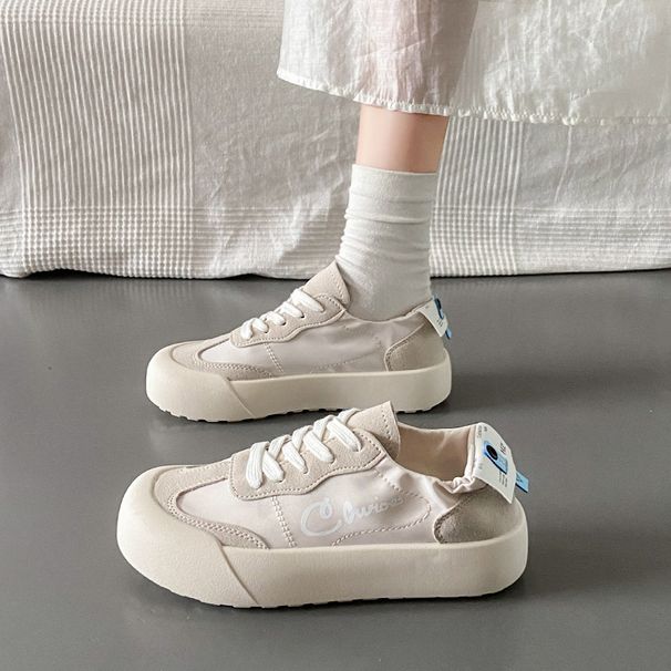 Breathable Little White Shoes Casual Big Head Shoes Versatile Board Shoes Platform Muffin Shoes Women_vogvips.com