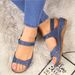 Independent Website: New Large-size Summer Casual Sandals With Buckle And Open Toe, Women's Shoes Wish_vogvips.com