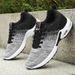 Men’s Shoes cushion sports shoes flying woven color matching running shoes men's shoes large size shoes_vogvips.com