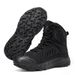 Men's & Women's Tactical Boots - Lightweight, Breathable & Slip-Resistant For Running, Training & Duty Mid Tube Black Men_vogvips.com