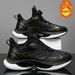 ShoeVault Factory Direct Men's Winter Fleece-Lined Warm High-End Thick-Soled Sneakers Northeastern Rotating Button Cotton Shoes_vogvips.com