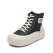 Fleece Little White Shoes, Female Students Thick-soled Heightening Sports Board Shoes, Casual_vogvips.com