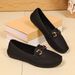 Plus Size Women's Fashion Casual Shoes Chain Design Thick Sole Round Toe Summer/Autumn New Style_vogvips.com