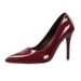 Simple And Versatile Patent Leather High Heeled Shoes, Elegant And Sexy Party Dance Wedding Pointed Stiletto Sandals, Cross Border Exclusive_vogvips.com