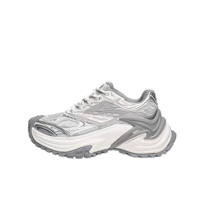 Song Yaxuan Same Style OGR Rattlesnake EX Series Dad Shoes Men 2025 Spring Thick Sole Height Increasing Sneakers Women_vogvips.com