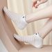 5 Pairs Womens Kitty Crew Short Creative Printing Socks Cartoon Cute Kitten Ankle Sock_vogvips.com