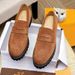 Leather For Men, Autumn Low Cut Genuine Leather Fashion Trend Versatile Bean, Black Waterproof British Style Men's_vogvips.com