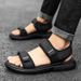 Men's Sandals, Driver's Men's Thick Soles, Breathable And Versatile In Summer, Minimalist Trend_vogvips.com