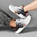 Couple Sports Shoes With Soft Sole And Hollow Out Design Comfortable Sports Mesh And Floral Design Fashionable And Trendy_vogvips.com