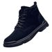 New Mid-top Breathable PU Sports Casual Martin Boots Lace-up Large Size Men_vogvips.com