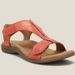 New Foreign Trade Sandals, Cross-border Size 43, European And American Large Size, Bow-shaped Women's With Velcro,_vogvips.com
