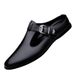 Men's Head Layer Casual Shoes Men's Bag Head Drag Rubber Non-slip Sole Men's Shoes_vogvips.com