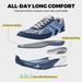 Fittington Wide For Man Walking Casual Sneakers Orthopedic Shoes Arch Support For Plantar Fasciitis Neuropathy_vogvips.com