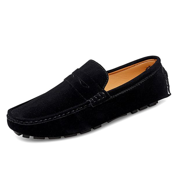 Suede Leather Mens Loafers Fashion Walking New Comfy Man Drive Flats Classic Original Style Men Casual Shoes Moccasins_vogvips.com
