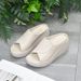 New Sandals Slippers Black Wedge Platform Open Toe Women Orthopedics Thick Bottom Beach High Heels Slides_vogvips.com