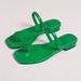Cross-border Spot European And American Square Head Low-heeled Sandals Mirror Round Buckle High-heeled Cool Slippers Summer New Beach African Shoes_vogvips.com