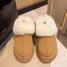 Platform Thick-Soled Snow Boots Height Increasing Warm Fleece-Lined Shoes Winter Indoor Women's Cotton Slippers_vogvips.com