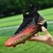 Flying Woven Football Shoes Men's High-top Adult Long Nails And Broken Nails Training Shoes_vogvips.com