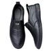Versatile Business Casual Slip-On Leather Shoes for Middle-Aged And Elderly Men Lightweight Non-Slip Breathable Soft Soled_vogvips.com
