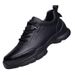 Leather Casual For Men 2025 Spring New Comfortable Breathable Walking Sole Soft Surface Business Solid Color Men's Shoes_vogvips.com