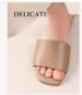Elegant And Simple Genuine Leather Slippers For Women, Made Of Top-layer Sheepskin, Lightweight, Breathable, Non-slip,_vogvips.com