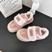 Autumn And Winter New Thick Velcro Student Women's Versatile Soft Bottom Cotton Korean Edition Ins Trendy Board Shoes_vogvips.com