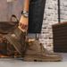 European Warm Series High-top Men's With Ultra-fiber Upper, Height-increasing Thick Sole, Comfortable Casual Work Boots, Waterproof British_vogvips.com