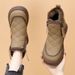 Fashion Versatile Snow For Women 2024 New Autumn Winter Fleece Lined Thickened Boots Sheepskin Integrated Warm Cotton_vogvips.com