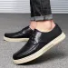 High Quality Leather Men's Breathable Dress Shoe Elastic Wear-Resistant Soft Sole Business Casual Oxford Shoes_vogvips.com