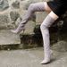 Size 37, 585g, New Elastic High Over-the-Knee 20 Sexy Women's Boots, Slimming Thin Heel Long Boots_vogvips.com