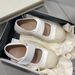 Star French Mary Jane Women's 2024 New Zhao Lusi Same Style Ugly-Cute Thick-Soled Mona Big-Toe Shoes_vogvips.com