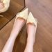 Champagne-colored French-style Wedding Shoes Women, 2025 New Model, Bride And Bridesmaid Shoes, Comfortable For The_vogvips.com