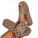 Women's Plus Size Slippers Round Toe Floral Print Lightweight One Strap Design For Outdoor Use_vogvips.com