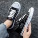 Summer New Lightweight Breathable Low Top Men's Sneakers Fashionable Korean Style Canvas Shoes Trendy Casual Footwear_vogvips.com